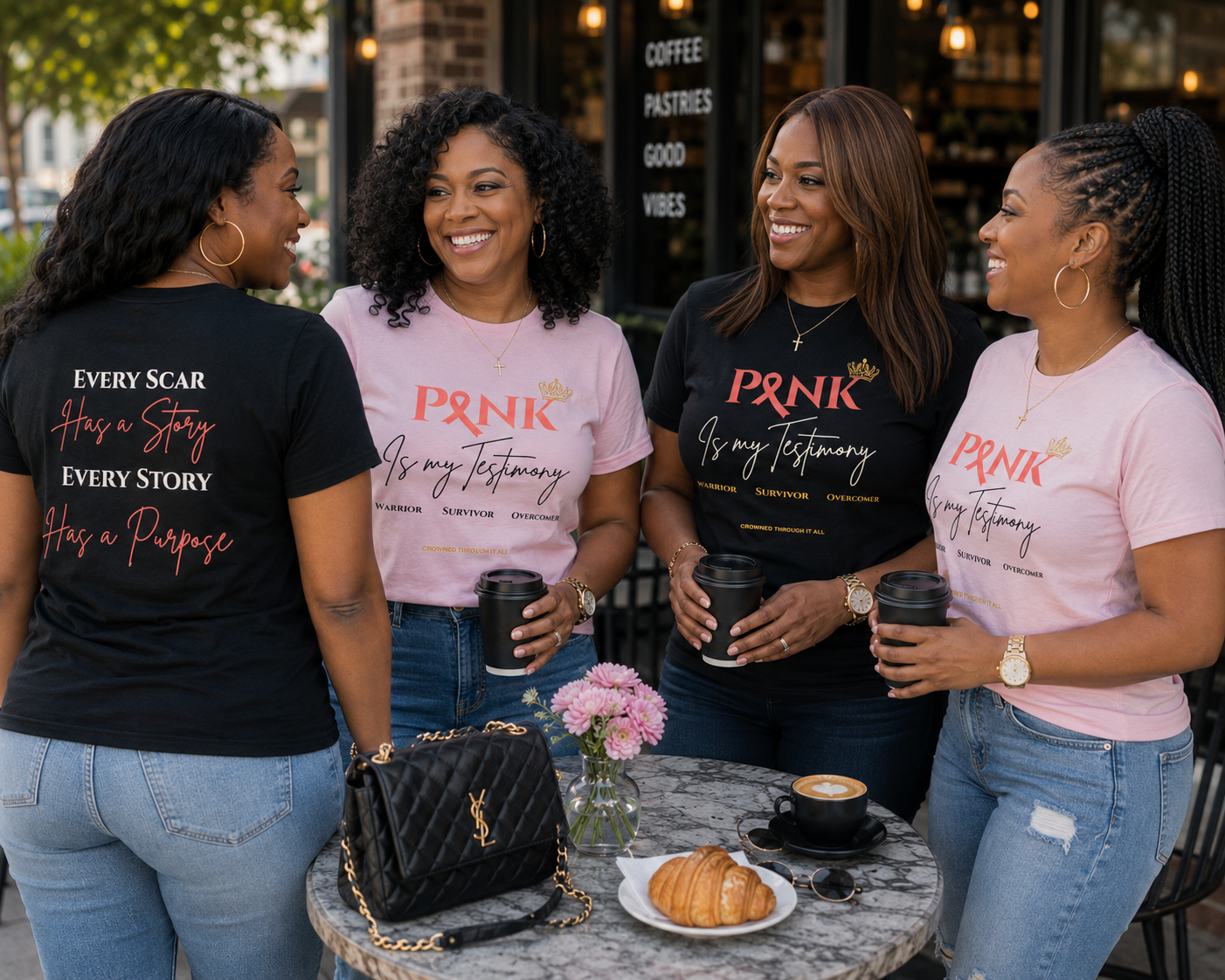 Pink Is My Testimony™ Breast Cancer Survivor T-Shirt