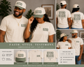 BLESSED. Beyond Measure.™ Embroidered Hat + T-Shirt Set | Ephesians 3:20
